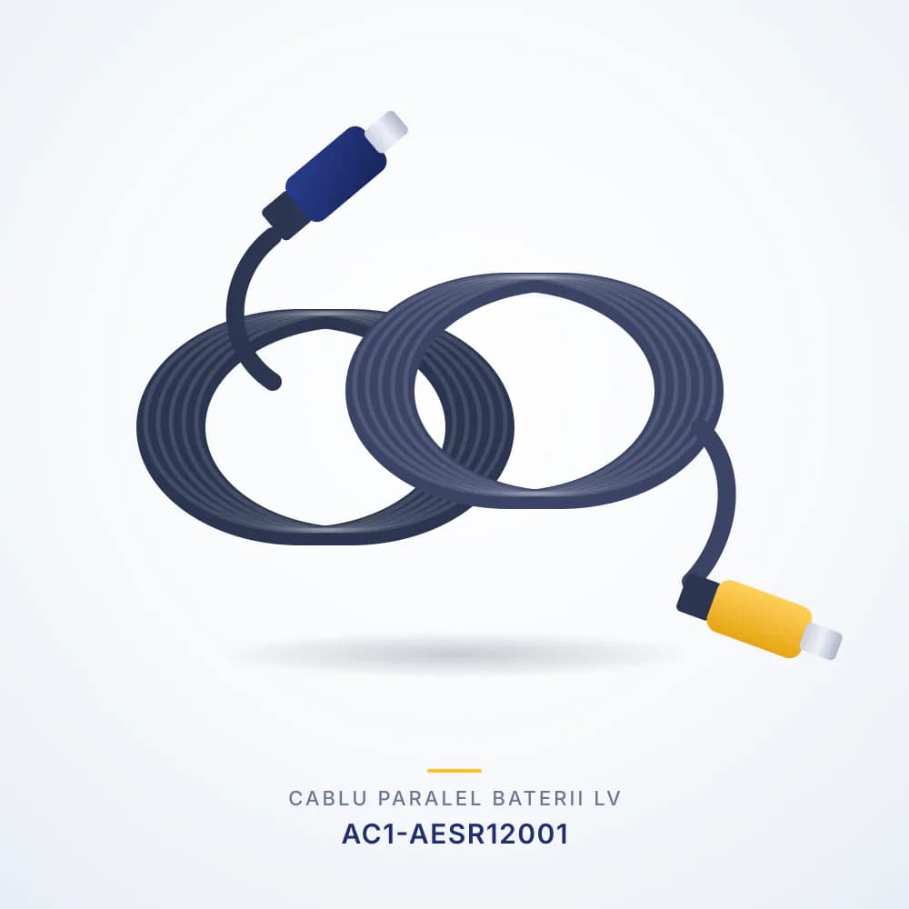 Subansamblu cabluri Livoltek AC1-AESR12001 pentru 2 baterii LV la HP1