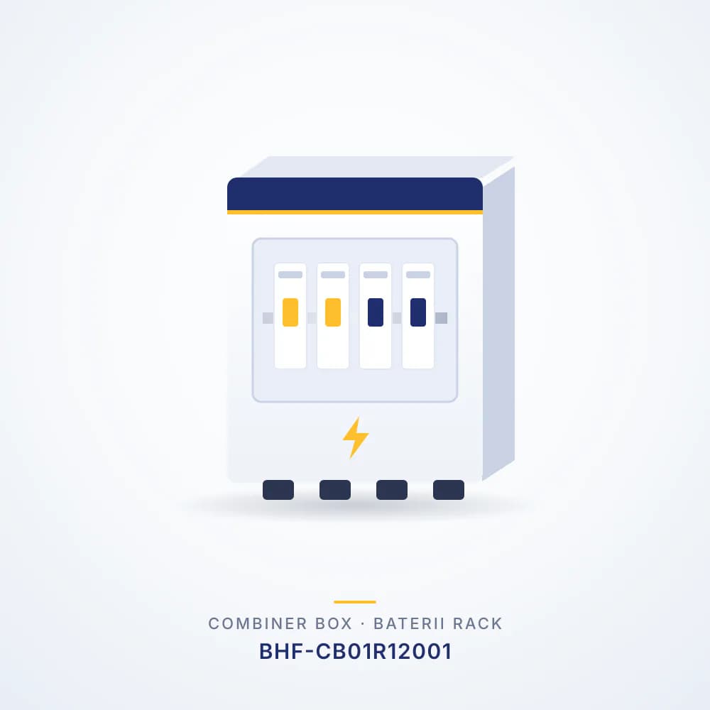 Combiner box Livoltek BHF-CB01 pentru clustere de baterii rack, până la 5 în paralel
